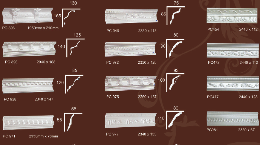 Gypsum Cornices